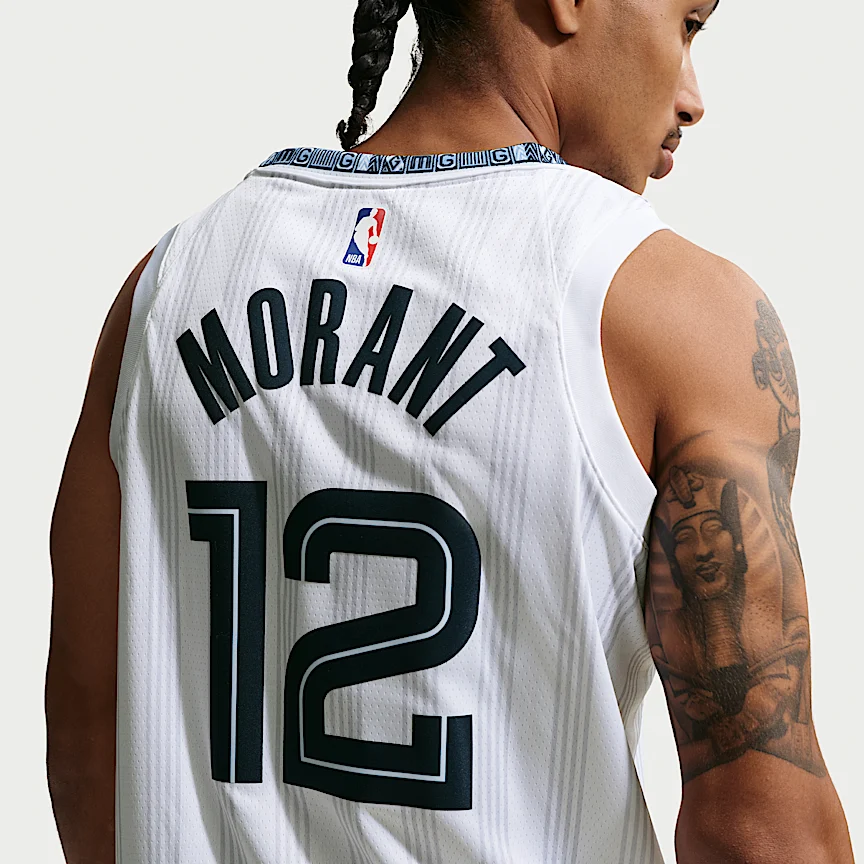 NIKE Ja Morant Memphis Grizzlies City Edition — Men's Nike NBA Swingman Jersey - Image 5