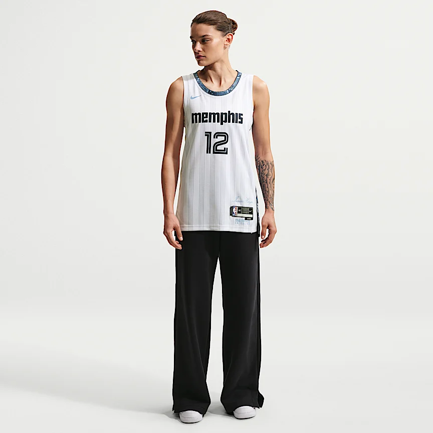 NIKE Ja Morant Memphis Grizzlies City Edition — Men's Nike NBA Swingman Jersey - Image 6