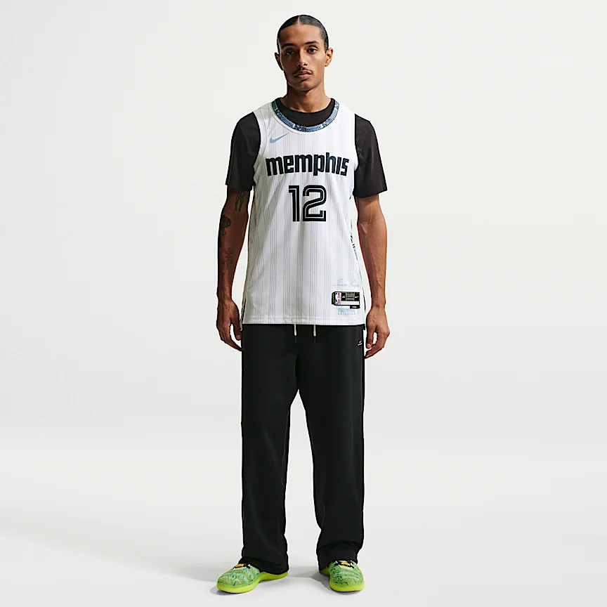 NIKE Ja Morant Memphis Grizzlies City Edition — Men's Nike NBA Swingman Jersey - Image 7