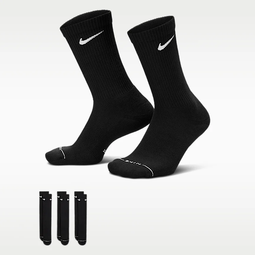 NIKE Everyday Elevated — Crew Socks (3 Pairs)