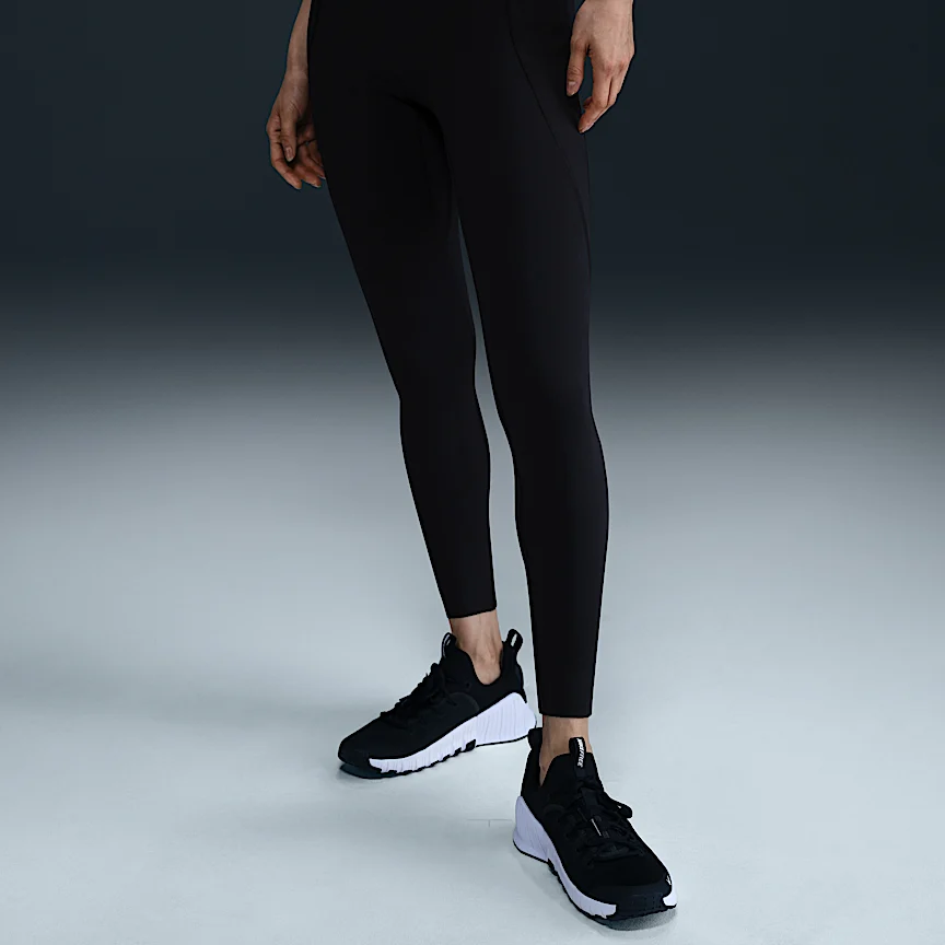 NIKE ユニバーサ — ウィメンズ ハイウエスト フルレングス (10分丈) レギンス フロントシームなし - Image 2