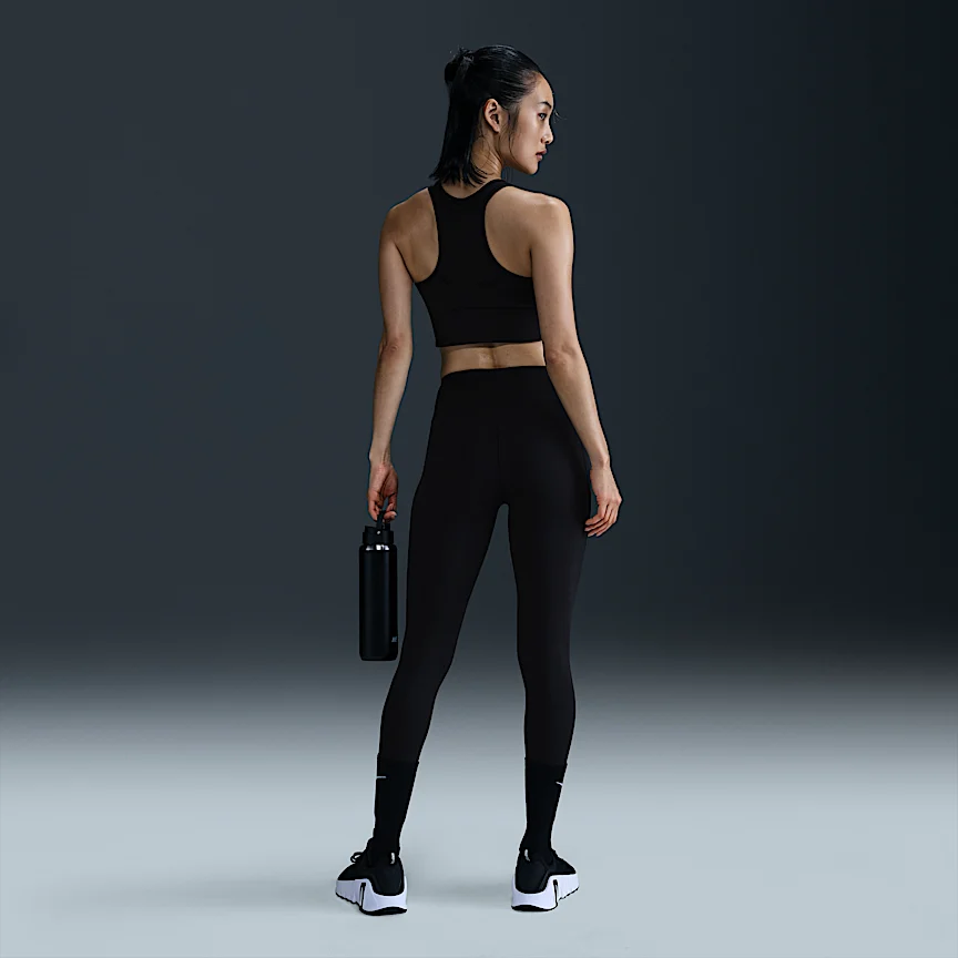 NIKE ユニバーサ — ウィメンズ ハイウエスト フルレングス (10分丈) レギンス フロントシームなし - Image 4