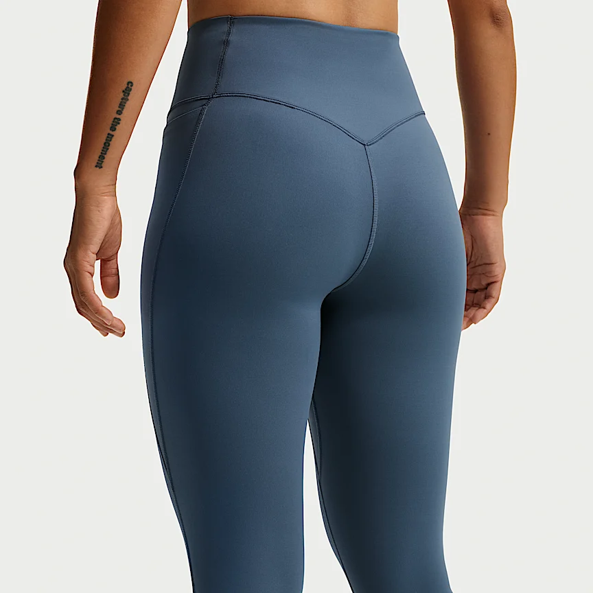 NIKE ユニバーサ — ウィメンズ ハイウエスト フルレングス (10分丈) レギンス フロントシームなし - Image 3