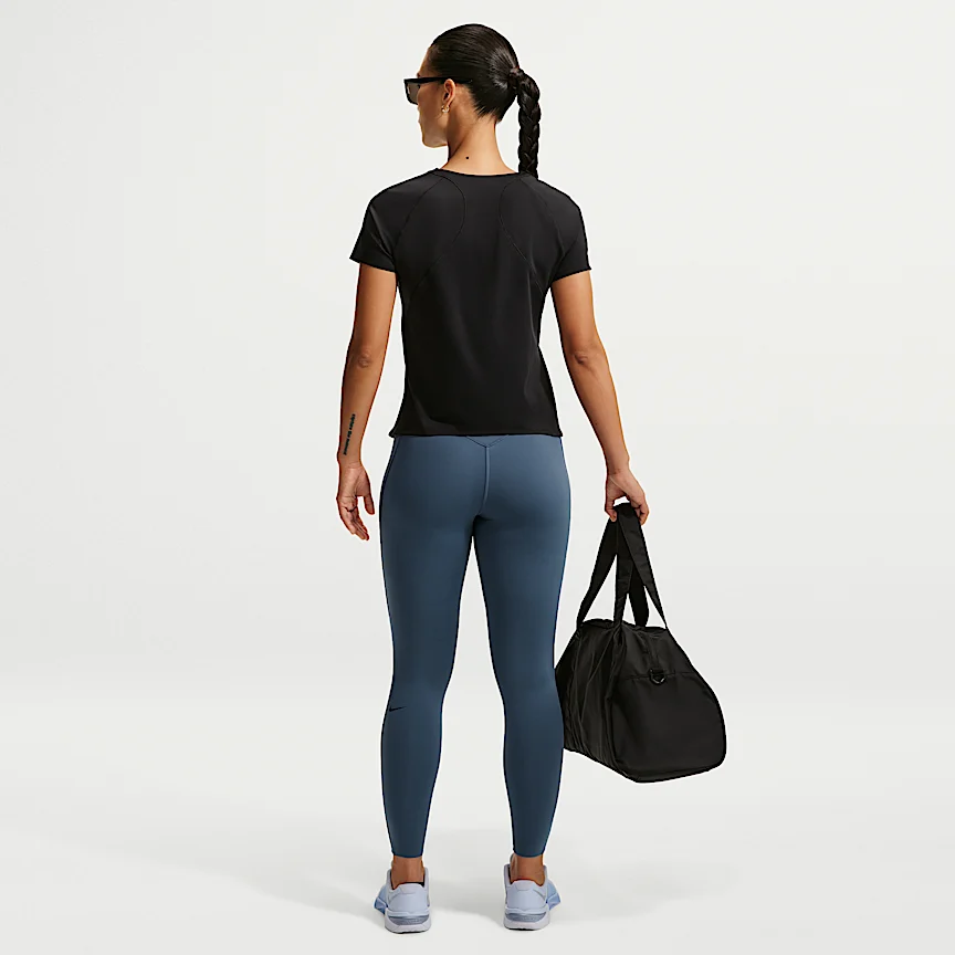 NIKE ユニバーサ — ウィメンズ ハイウエスト フルレングス (10分丈) レギンス フロントシームなし - Image 5