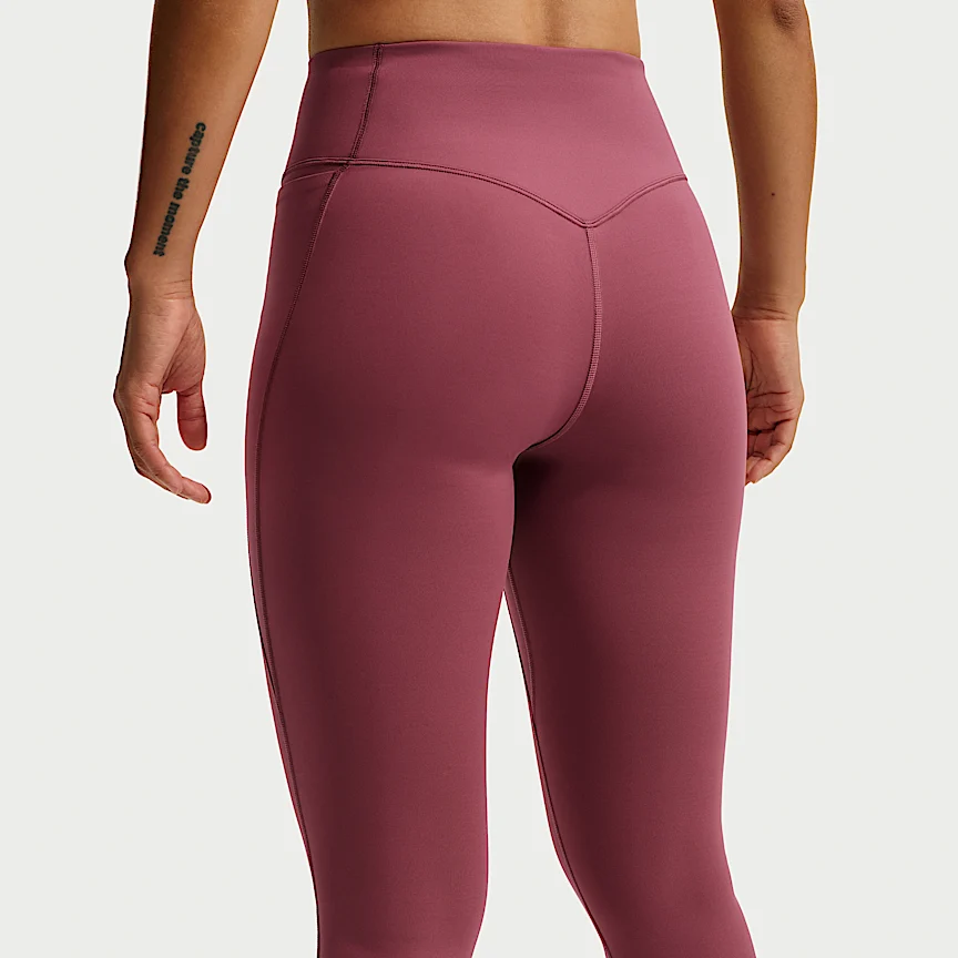 NIKE ユニバーサ — ウィメンズ ハイウエスト フルレングス (10分丈) レギンス フロントシームなし - Image 3