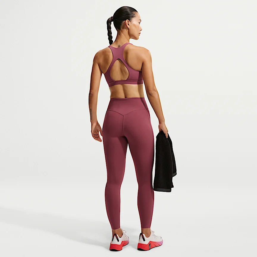 NIKE ユニバーサ — ウィメンズ ハイウエスト フルレングス (10分丈) レギンス フロントシームなし - Image 5