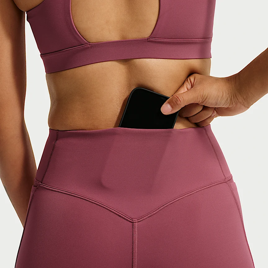 NIKE ユニバーサ — ウィメンズ ハイウエスト フルレングス (10分丈) レギンス フロントシームなし - Image 6