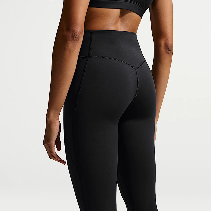 NIKE Universa — Women's High-Waisted 7/8 Leggings with No Front Seam - Image 3