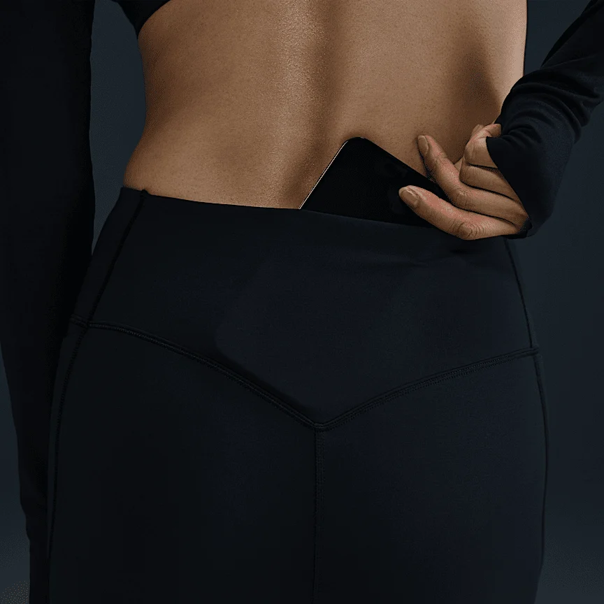 NIKE ユニバーサ — ウィメンズ ハイウエスト アンクル (9分丈) レギンス フロントシームなし - Image 6