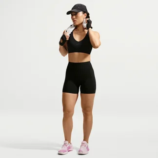 NIKE ユニバーサ — ウィメンズ ハイウエスト 13cm バイカーショートパンツ フロントシームなし