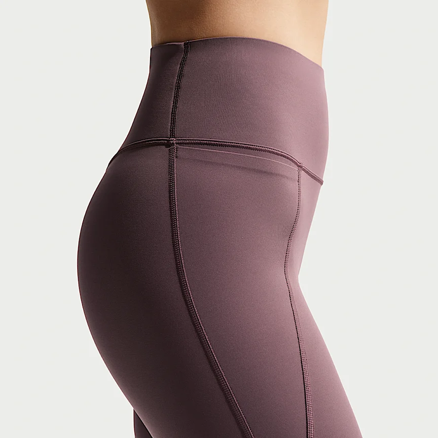 NIKE ユニバーサ — ウィメンズ ハイウエスト 13cm バイカーショートパンツ フロントシームなし - Image 7