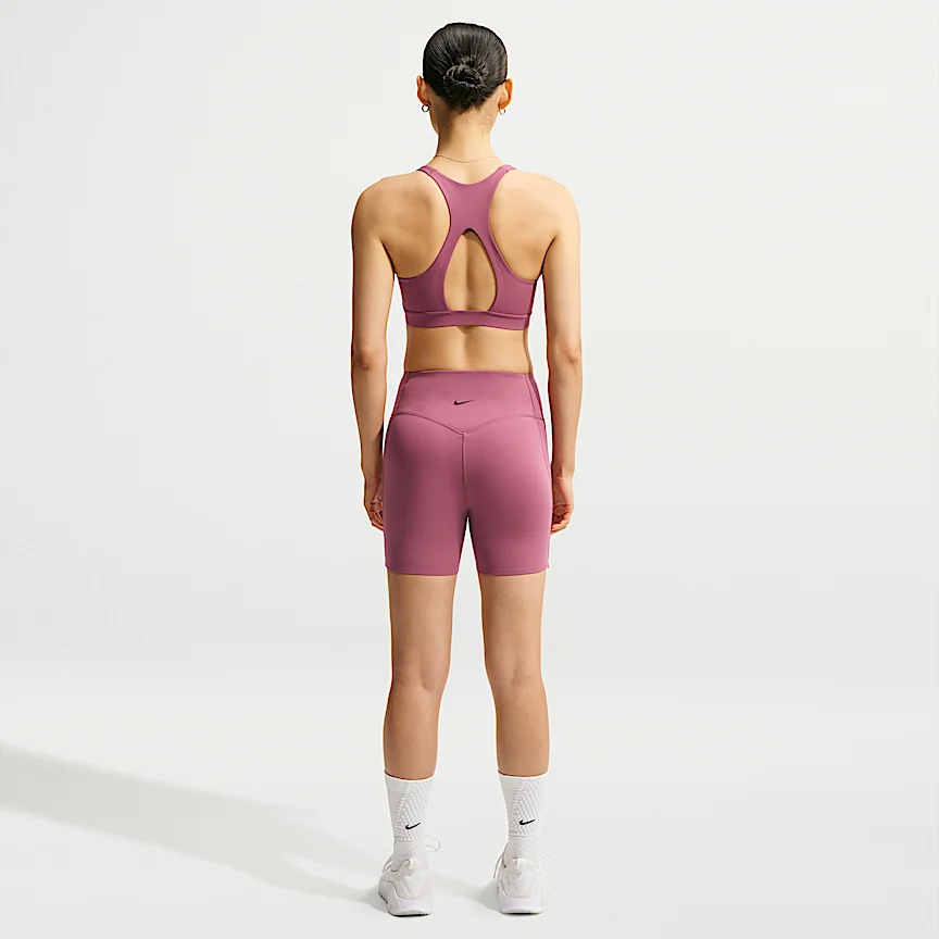 NIKE ユニバーサ — ウィメンズ ハイウエスト 13cm バイカーショートパンツ フロントシームなし - Image 5