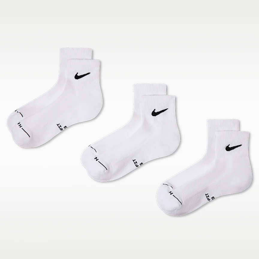NIKE Everyday Elevated — Ankle Socks (3 Pairs)