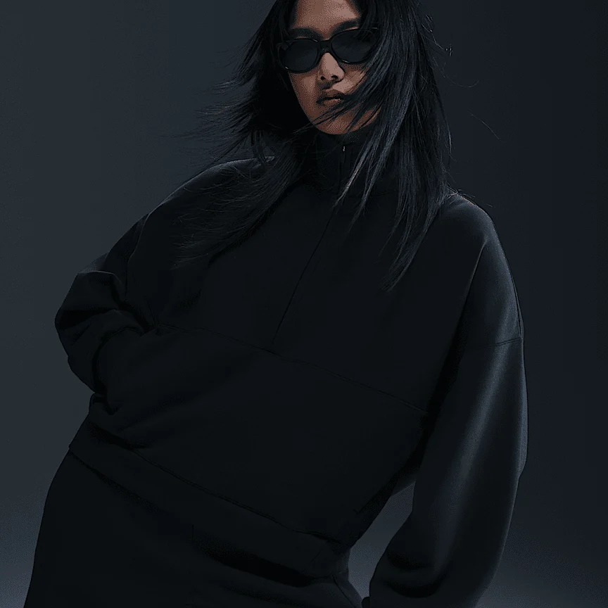 NIKE 24.7 ImpossiblySoft — ウィメンズ Dri-FIT オーバーサイズド 1/2ジップ トップ - Image 3