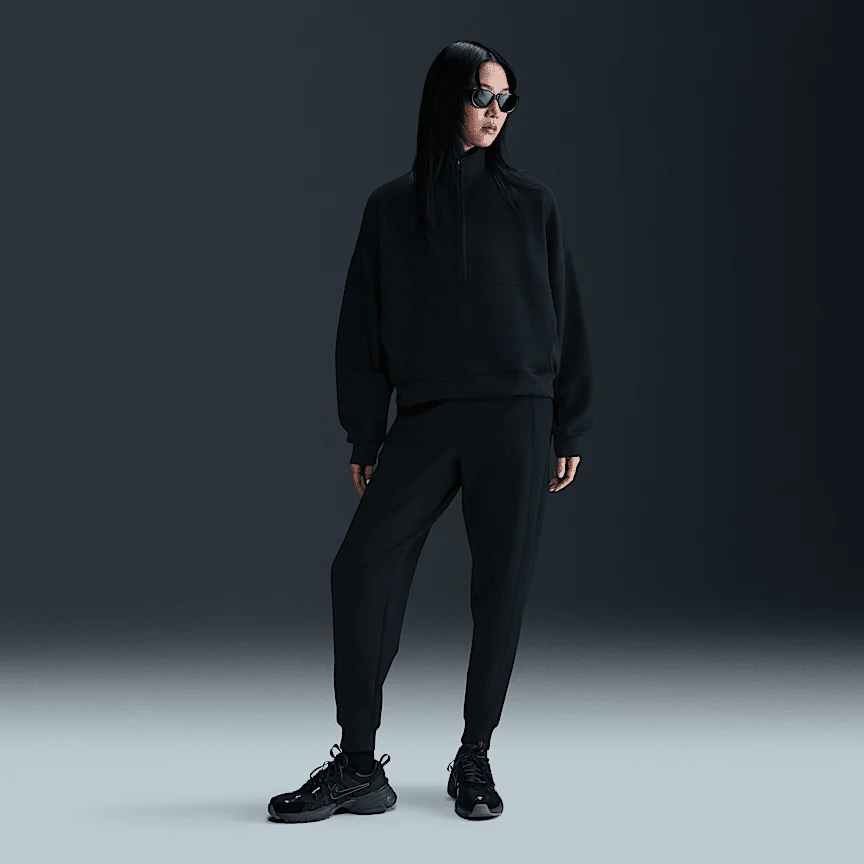 NIKE 24.7 ImpossiblySoft — ウィメンズ Dri-FIT オーバーサイズド 1/2ジップ トップ - Image 4