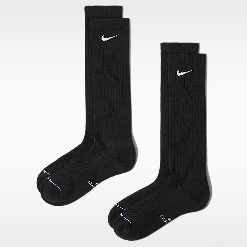 NIKE Everyday Elevated — Over-the-Calf Socks (2 Pairs)