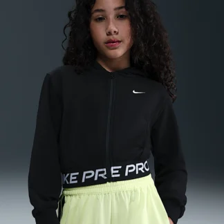NIKE Pro Fleece — Big Kids' (Girls') Dri-FIT Full-Zip Hoodie