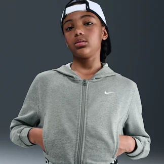 NIKE Pro Fleece — Big Kids' (Girls') Dri-FIT Full-Zip Hoodie