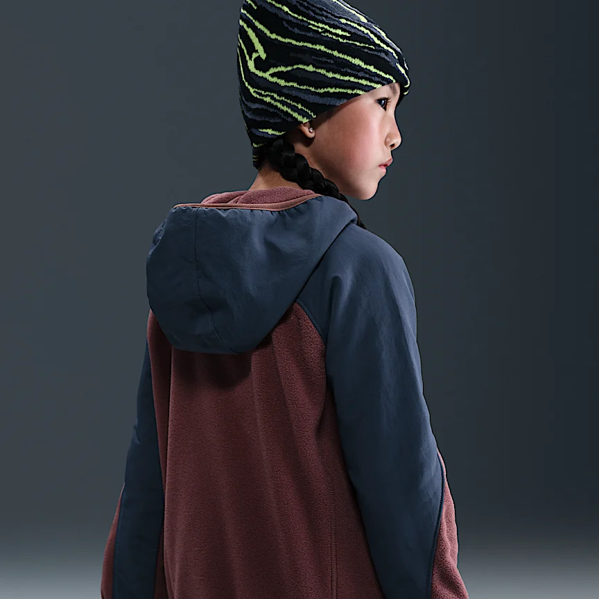 NIKE ACG "Wolf Tree" — Big Kid's Polartec® Full-Zip Hoodie - Image 4