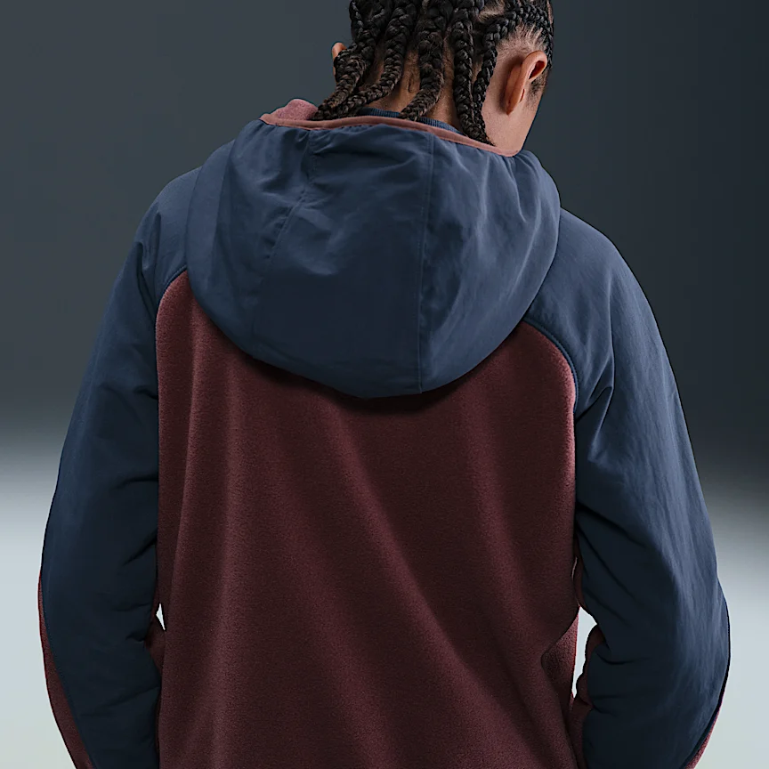 NIKE ACG "Wolf Tree" — Big Kid's Polartec® Full-Zip Hoodie - Image 5