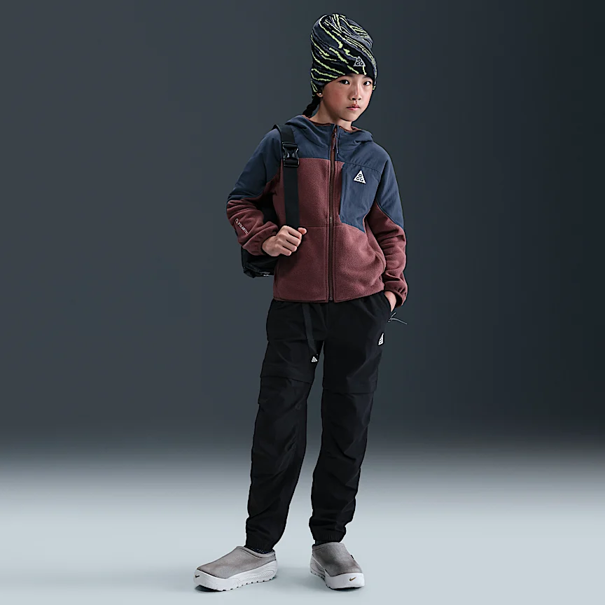 NIKE ACG "Wolf Tree" — Big Kid's Polartec® Full-Zip Hoodie - Image 6