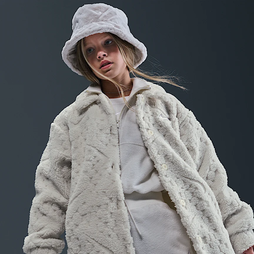 NIKE Sportswear — Big Kids' (Girls') Jacket - Image 3
