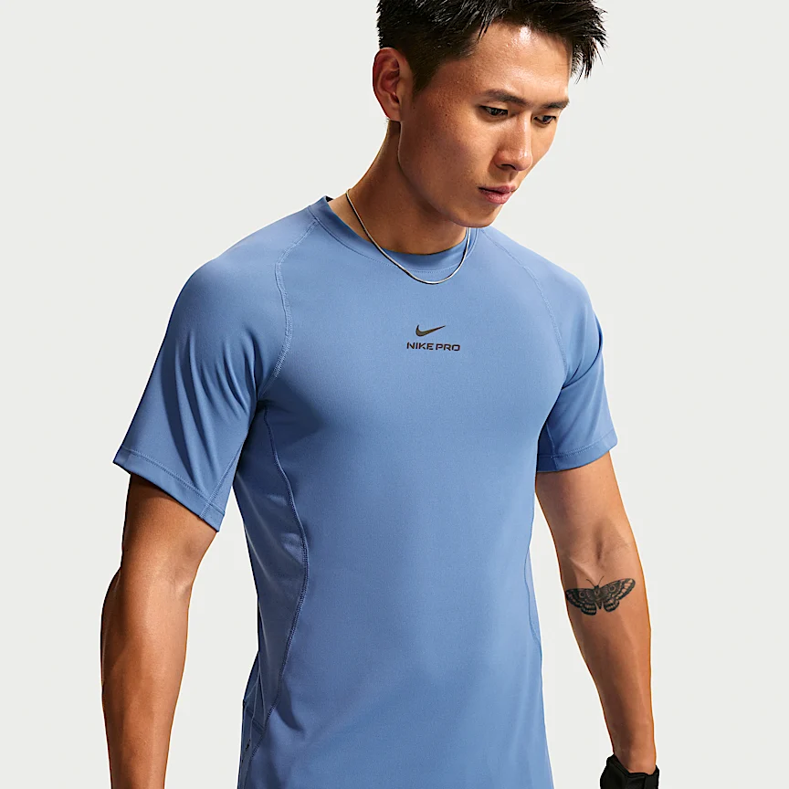 NIKE プロ トレーニング — メンズ Dri-FIT ショートスリーブ トップ