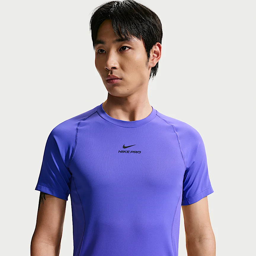NIKE プロ トレーニング — メンズ Dri-FIT ショートスリーブ トップ
