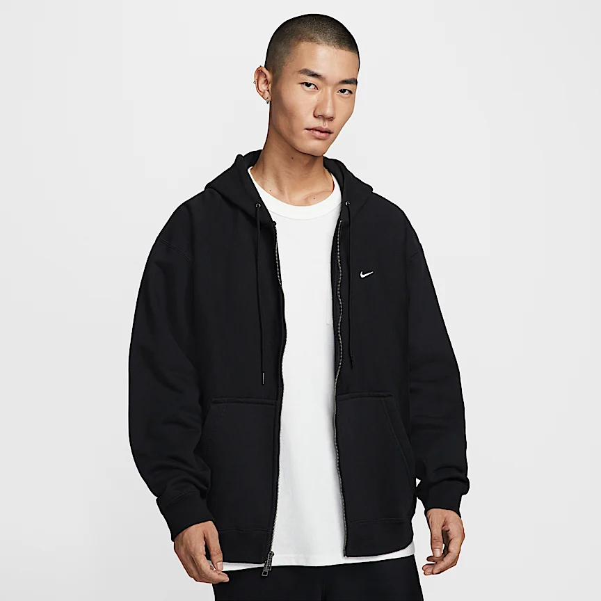 NIKE ソロ スウッシュ — メンズ フルジップ フリース パーカー