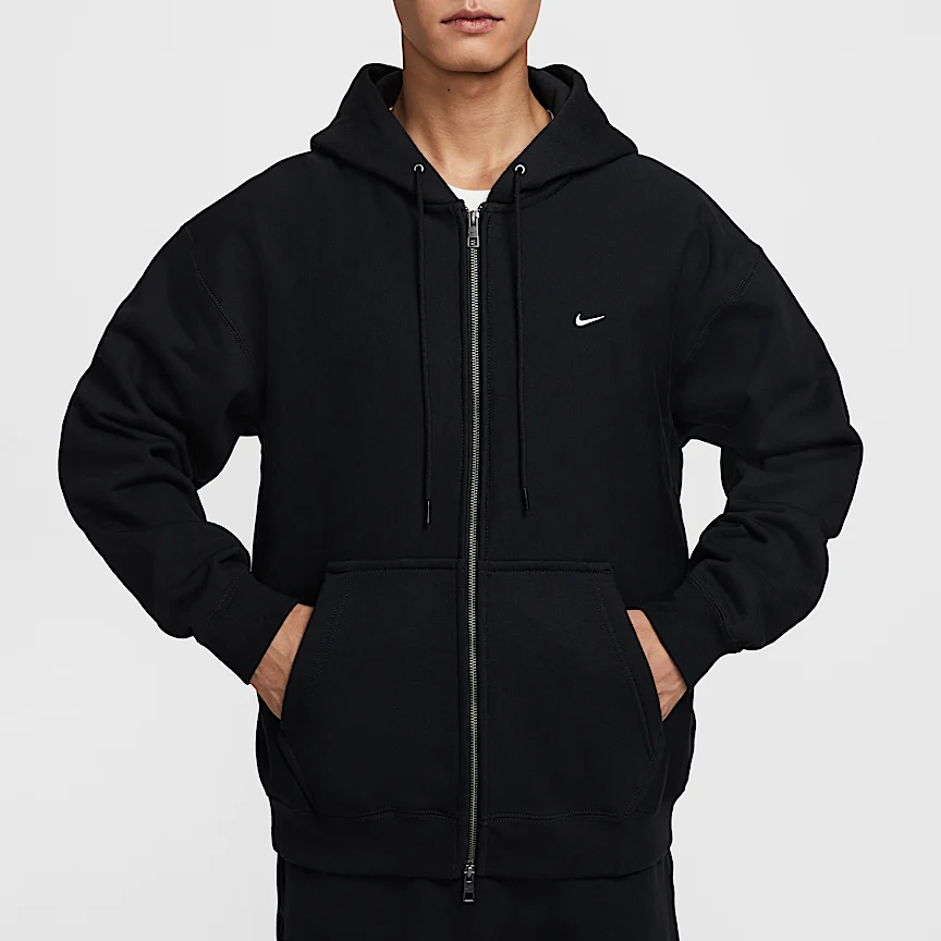 NIKE ソロ スウッシュ — メンズ フルジップ フリース パーカー - Image 4