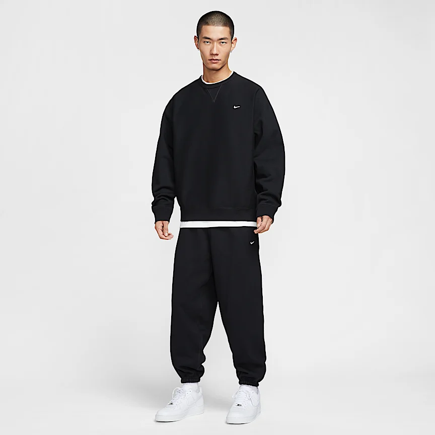 NIKE ソロ スウッシュ — メンズ フリース クルー - Image 5
