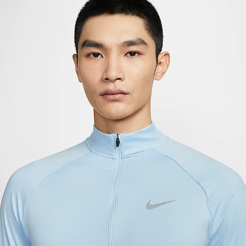 NIKE Stride — Men's Dri-FIT Half-Zip Running Mid Reiya - Image 3