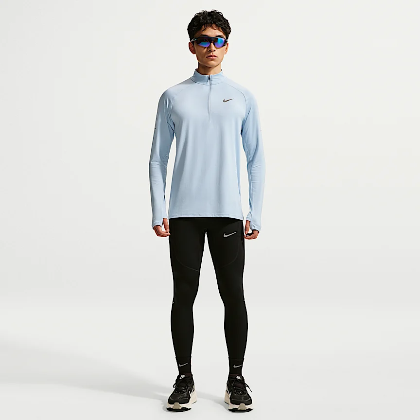 NIKE Stride — Men's Dri-FIT Half-Zip Running Mid Reiya - Image 4
