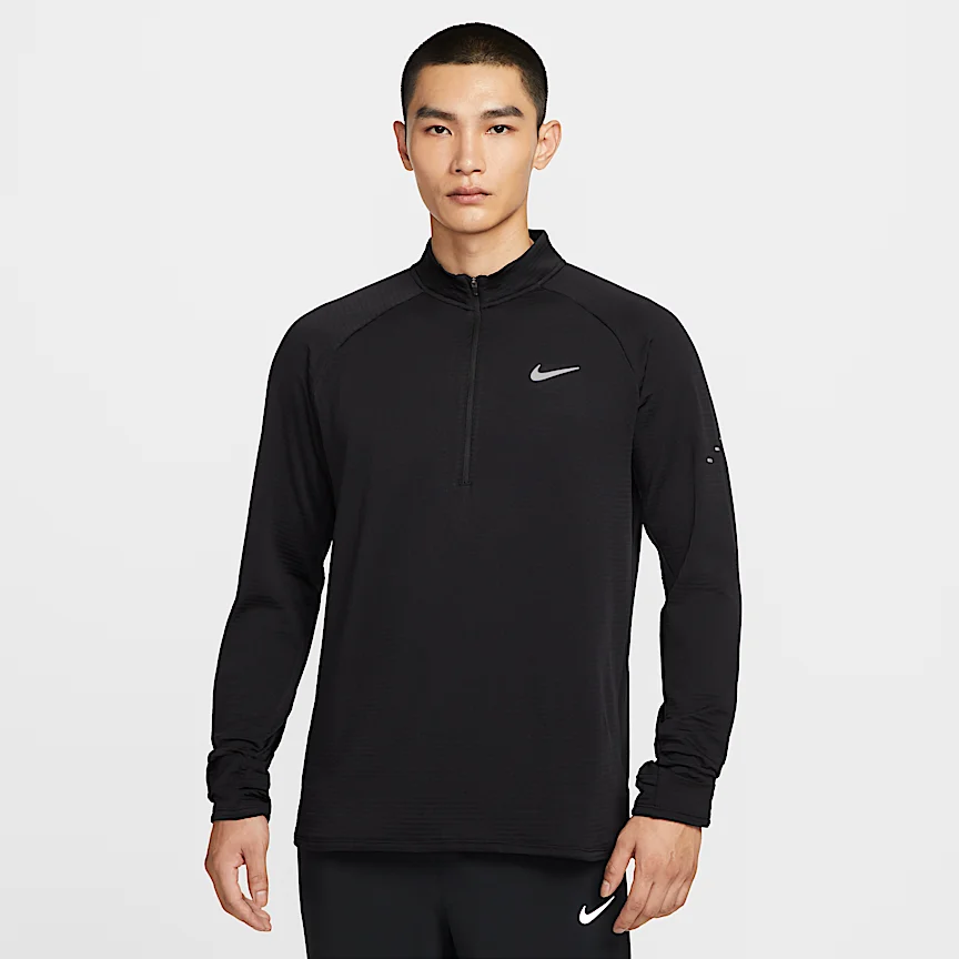 NIKE ストライド — メンズ Therma-FIT レペル ウィンタライズド 1/2ジップ ランニングトップ