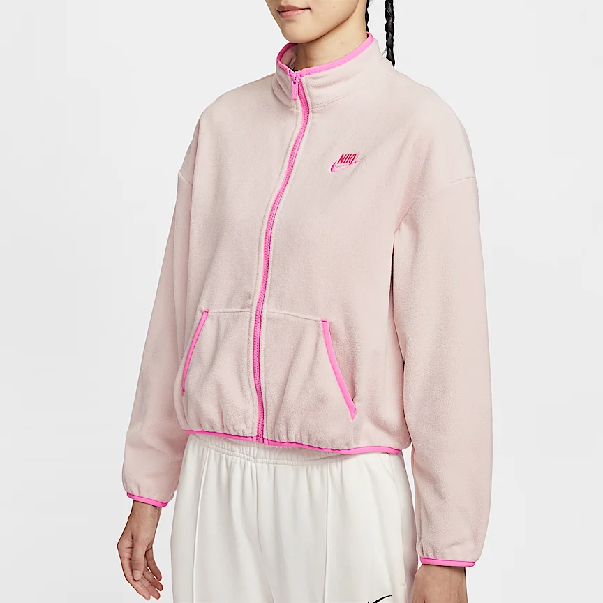 NIKE スポーツウェア クラブ フリース — ウィメンズ ルーズ コージー トラックジャケット - Image 4