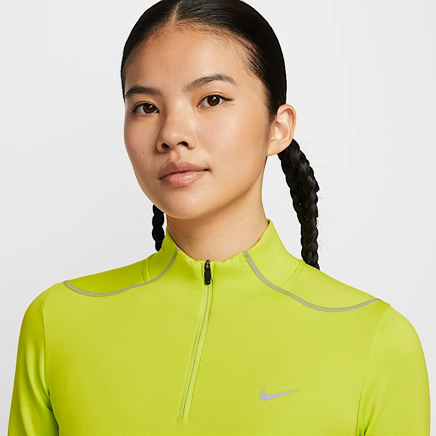 NIKE スウィフト — ウィメンズ Therma-FIT ADV 1/4ジップ ランニングトップ リフレクティブ (再帰反射) デザインのアクセント付き - Image 3