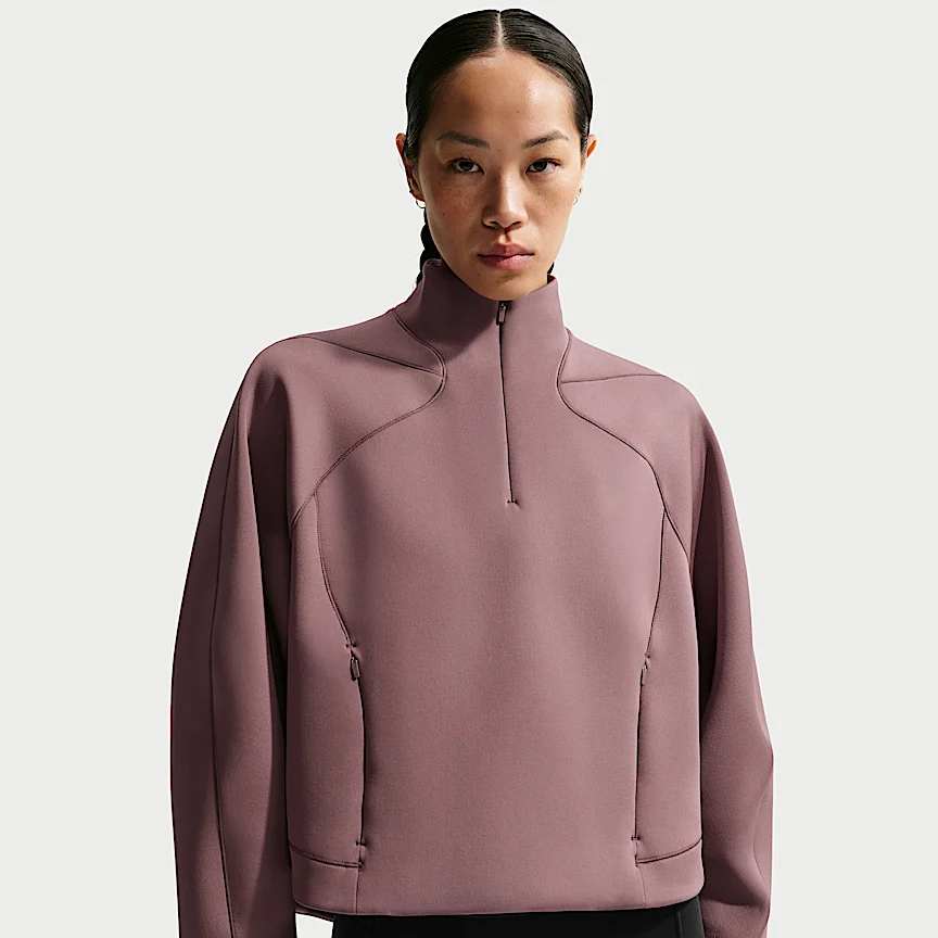 NIKE ユニバーサ — ウィメンズ Dri-FIT 1/4ジップ トップ