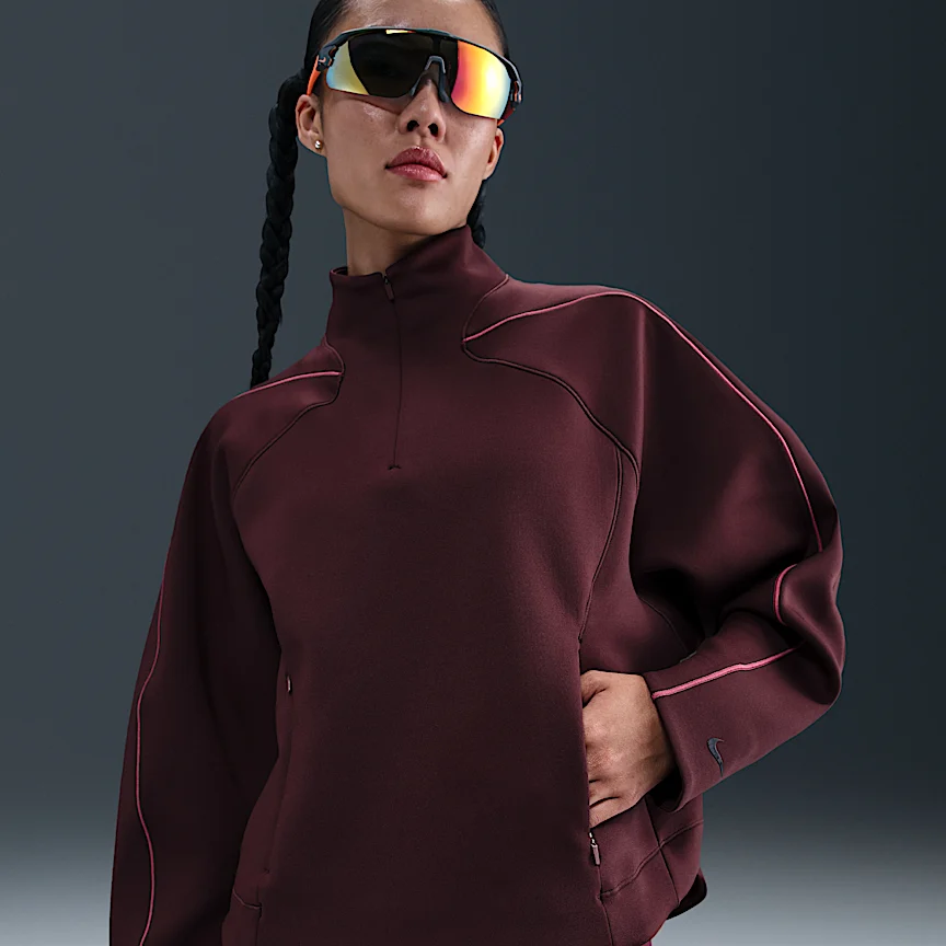 NIKE ユニバーサ — ウィメンズ Dri-FIT 1/4ジップ トップ
