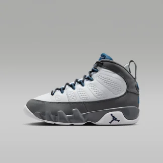 NIKE Air Jordan 9 Retro "Flint Grey and French Blue" — Junior Shoes