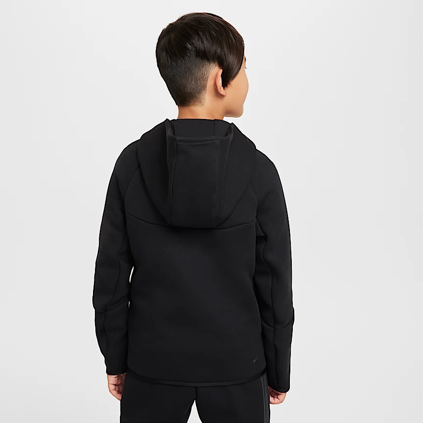 NIKE Sportswear Tech Fleece — Big Kids' Full-Zip Hoodie - Image 2