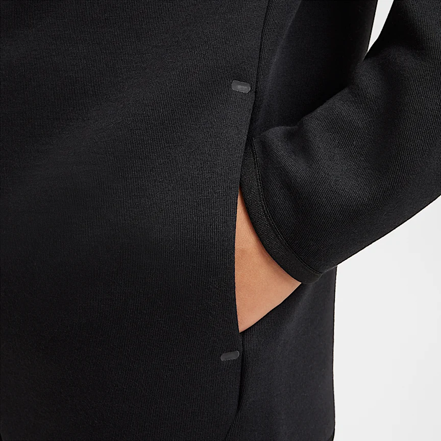 NIKE Sportswear Tech Fleece — Big Kids' Full-Zip Hoodie - Image 4