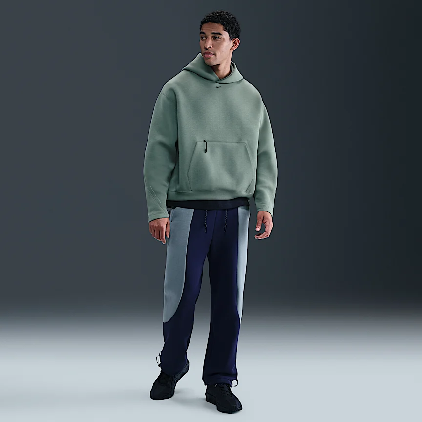 NIKE テック — メンズ フリース オーバーサイズド パーカー - Image 4