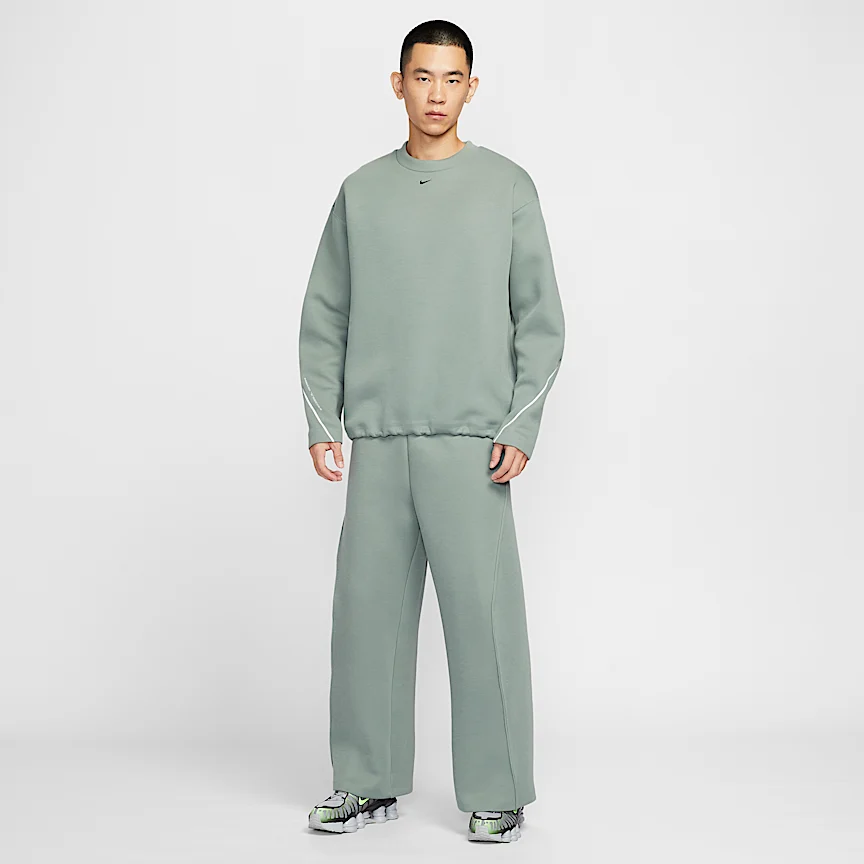 NIKE テック — メンズ フリース ルーズフィット オープンヘム パンツ - Image 7