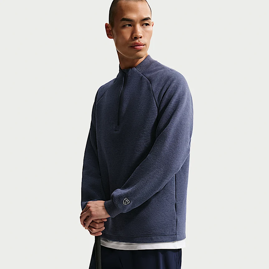 NIKE パー — メンズ Therma-FIT ハーフジップ ゴルフトップ - Image 3