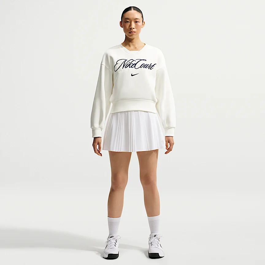 NIKE コート コレクション — ウィメンズ クルーネック テニストップス - Image 4