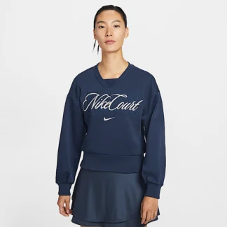 NIKE コート コレクション — ウィメンズ クルーネック テニストップス