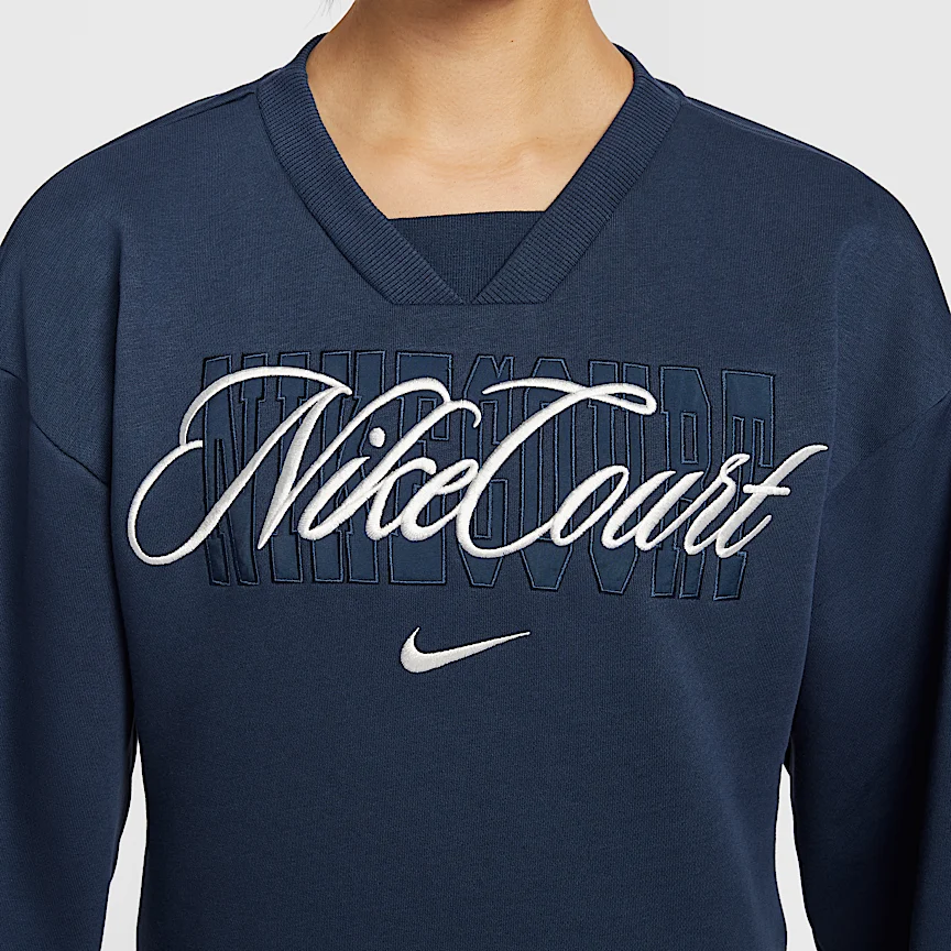 NIKE コート コレクション — ウィメンズ クルーネック テニストップス - Image 4
