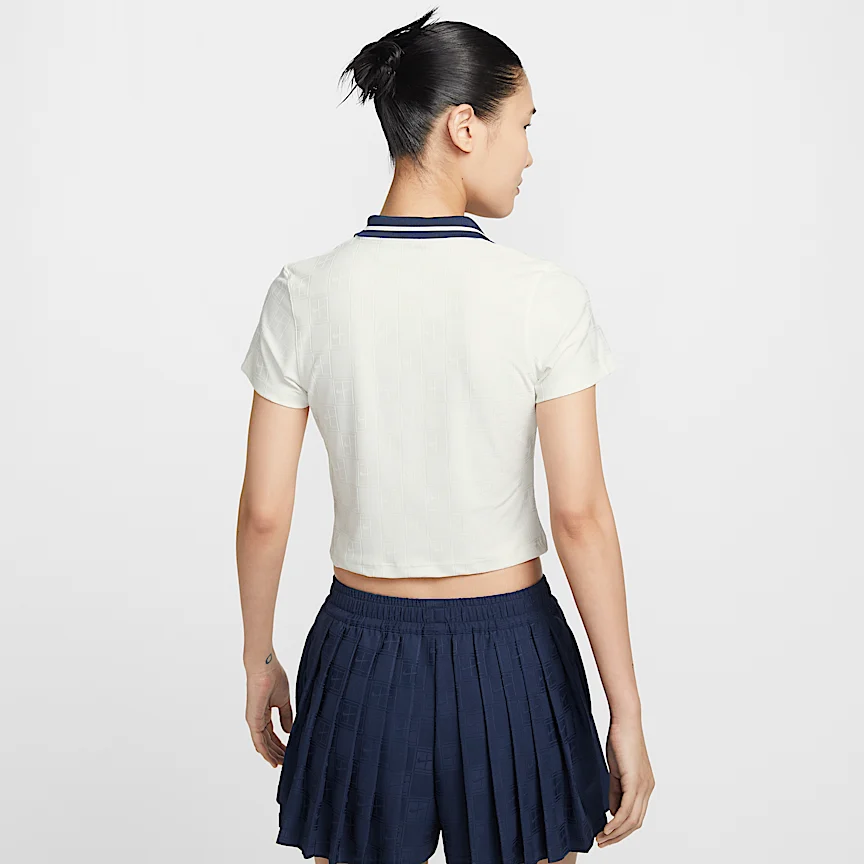 NIKE NikeCourt Courtコレクション — ウィメンズ Dri-FIT クロップド テニスポロ - Image 2