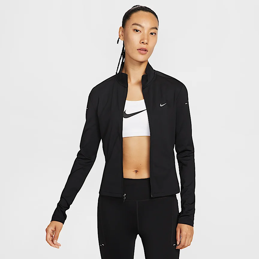 NIKE スウィフト — ウィメンズ Dri-FIT フルジップ ミッドレイヤー ランニングトップ