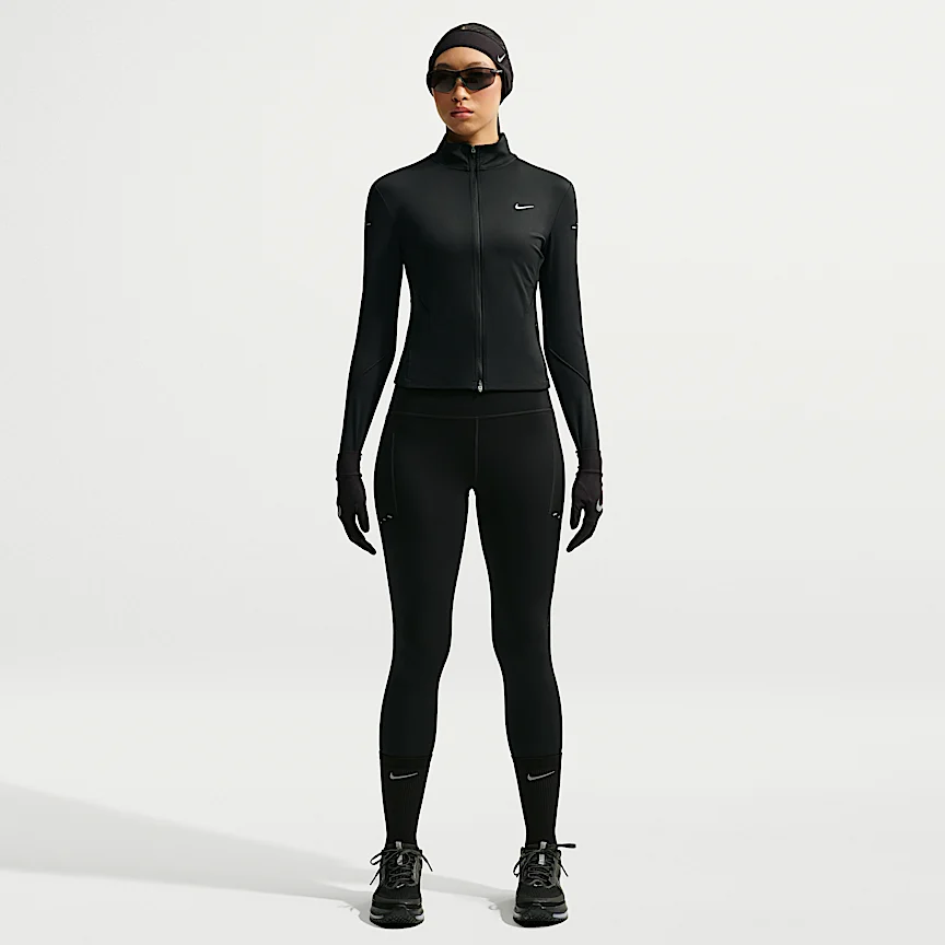 NIKE スウィフト — ウィメンズ Dri-FIT フルジップ ミッドレイヤー ランニングトップ - Image 4